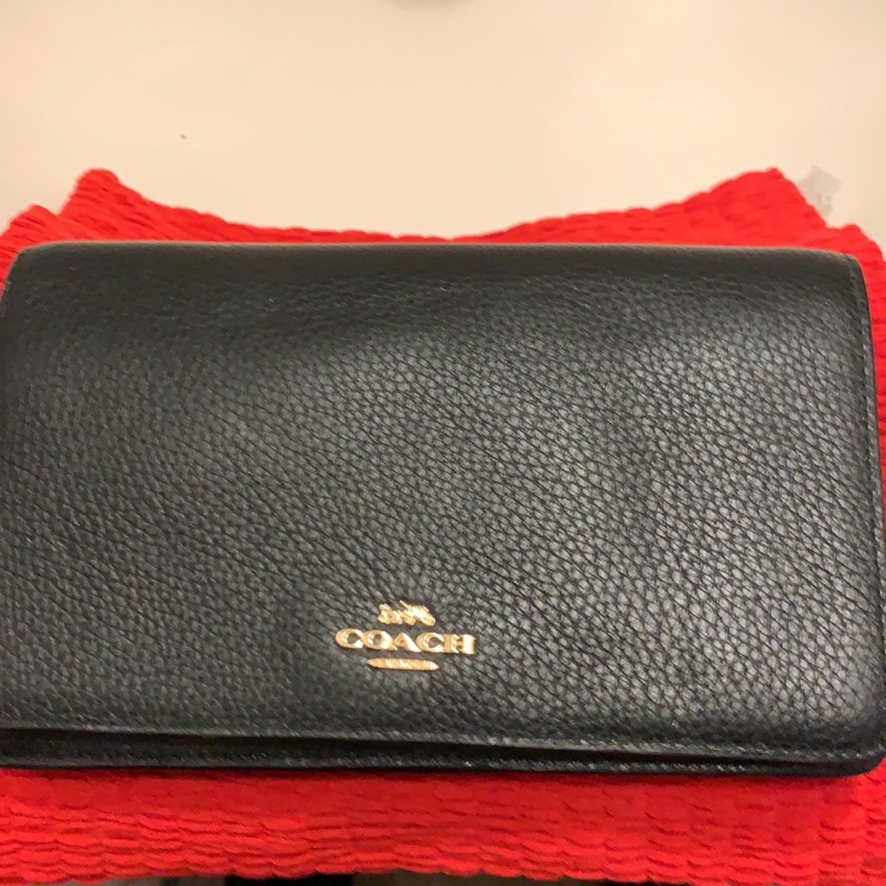 Coach Black Leather Bag